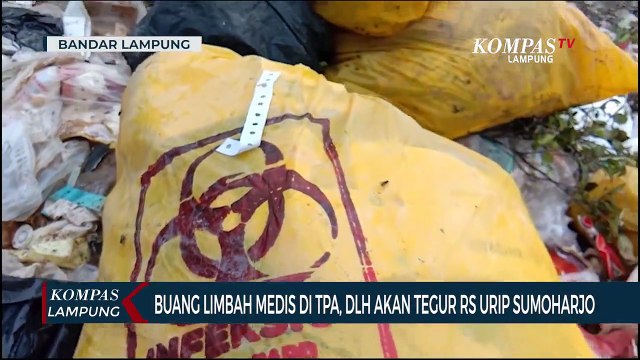 Buang Limbah Medis di TPA, DLH Tegur RS Urip Sumoharjo