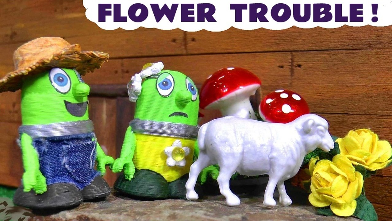 Farm Animals cause the Funny Funlings Flower Tr...