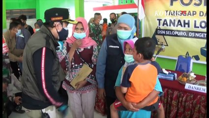 Khofifah Akan Relokasi Permukiman Rawan Longsor Nganjuk