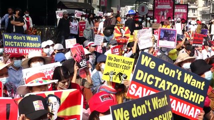 Myanmar protests: 'We don’t want to be seen as weak'