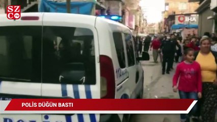 Polis düğün bastı