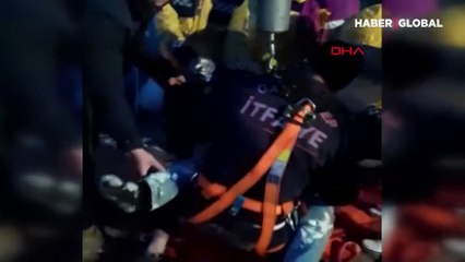 Depoda mahsur kalan çift 15 saat sonra kurtarıldı