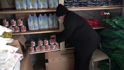 Cami bahçesindeki müştemilatı hayır bakkalına çevirdi