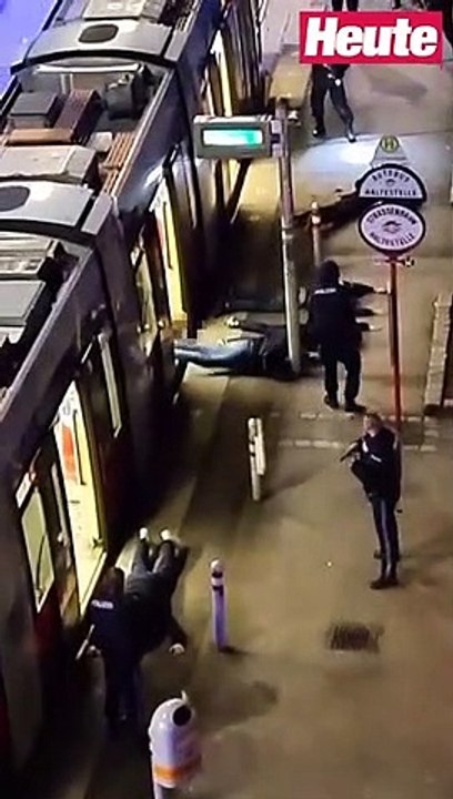 Video 2: Wiener schießen mit Pistole und flüchten in der Bim