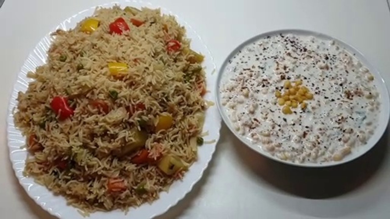 Vegetable Pulao | Vegetable Pulao Recipe | Boondi Ka Raita | ویجیٹیبل پلاؤ