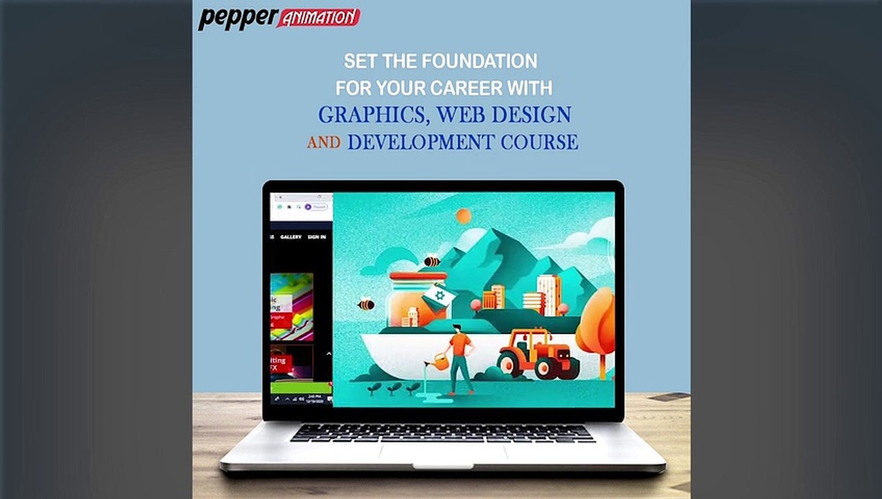 Best Graphic Design Institute in Delhi | Pepper Animation