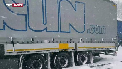 Balıkesir-Bursa kara yolunda ulaşım durdu