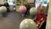 Drummercise at Milton Court Care Home in Milton Keynes