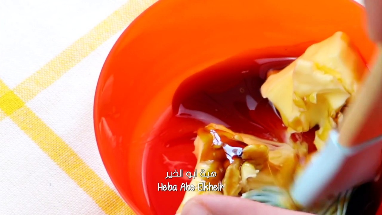 كنافة الطاسه بحشوة في 10 دقايق