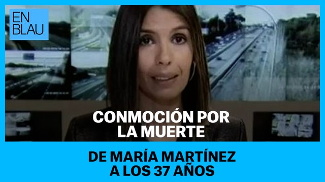 Commoció per la mort de la presentadora de TV María Martínez als 37 anys