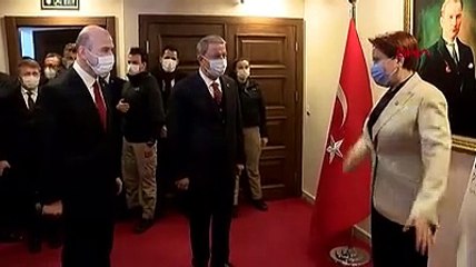 Akar ve Soylu'dan, Akşener'e ziyaret