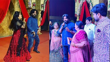 शुभी शर्मा की बहन के शादी में शामिल हुए रवि किशन ,दिया खास परफॉर्मेंस