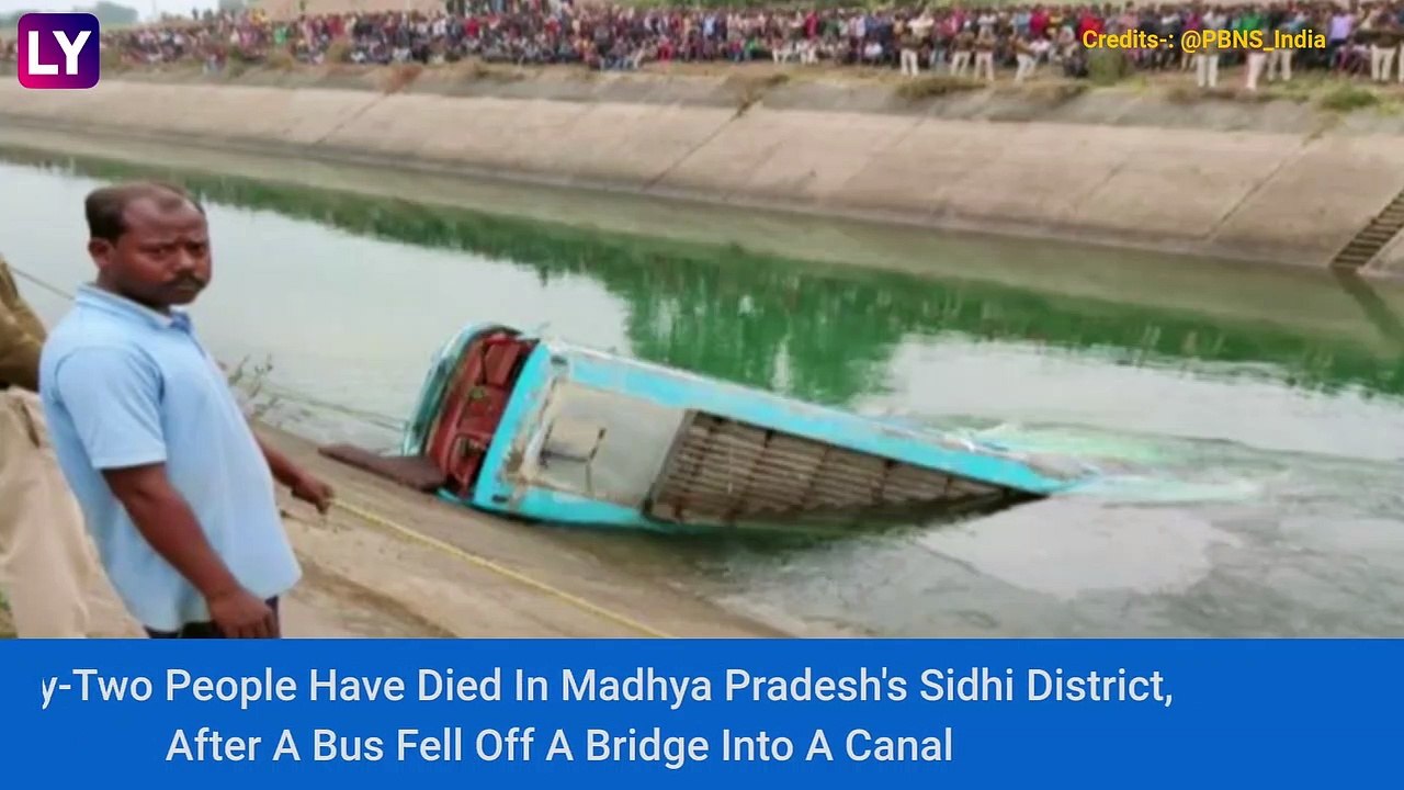 Madhya Pradesh: Bus Falls Into Canal In Sidhi District, Atleast 32 Dead, Rescue Operations Underway