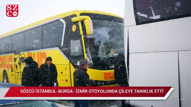 SÖZCÜ İstanbul-Bursa-İzmir otoyolunda çileye tanıklık etti