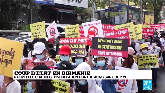 Birmanie : nouvelles charges d'inculpation contre Aung San Suu Kyi