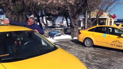 Soğuktan korunmak için çay içtiler, helallik için not bıraktılar