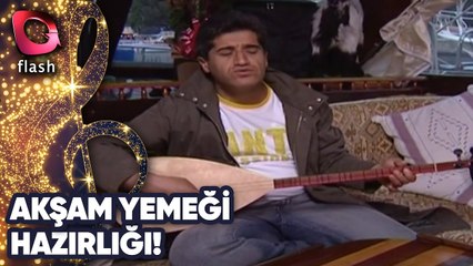 Gemide Türküler Eşliğinde Akşam Yemeği Hazırlığı!