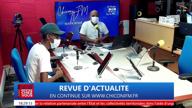 CHICONI FM TV - Avec la revue d'actualité de ce mardi 16 février 2021.