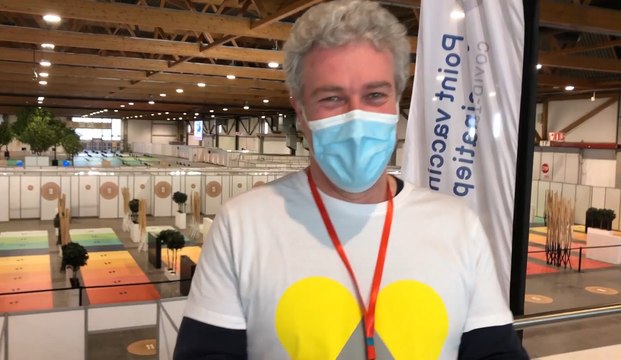 Ouverture du plus grand point de vaccination en Région de Bruxelles-Capitale: interview d'Alain Maron