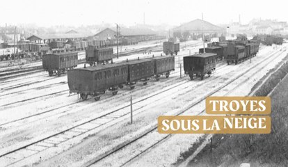 Troyes sous la neige