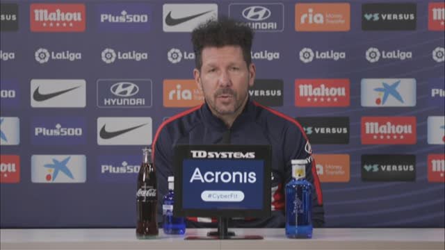 Simeone avisa de la dificultad del Levante: Están haciendo una temporada importante