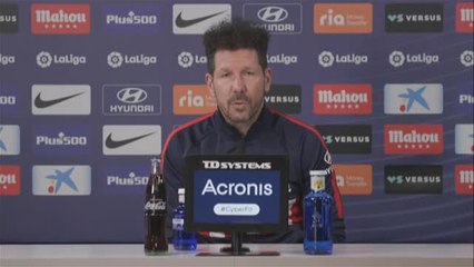 Simeone avisa de la dificultad del Levante: "Están haciendo una temporada importante"