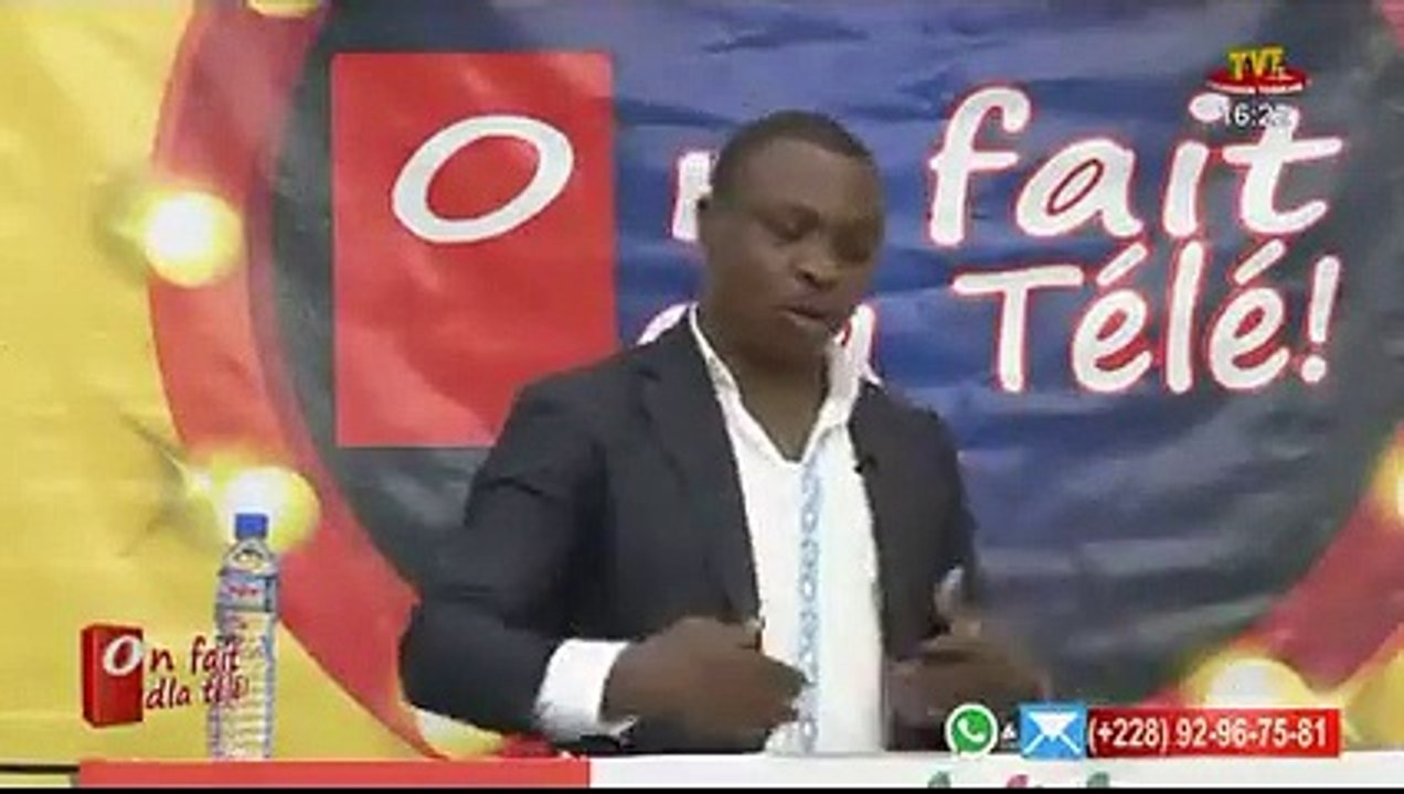 Général Makosso révèle le secret de la réussite aux togolais sur le plateau de TVT