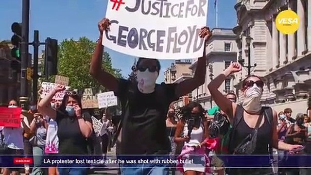LA protester lost testicle after he was shot with rubber bullet