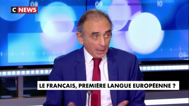 Éric Zemmour : «L’anglais a complètement écrabouillé les autres langues (…) Je pense que c’est le moment de lancer une contre-offensive en faveur du français»