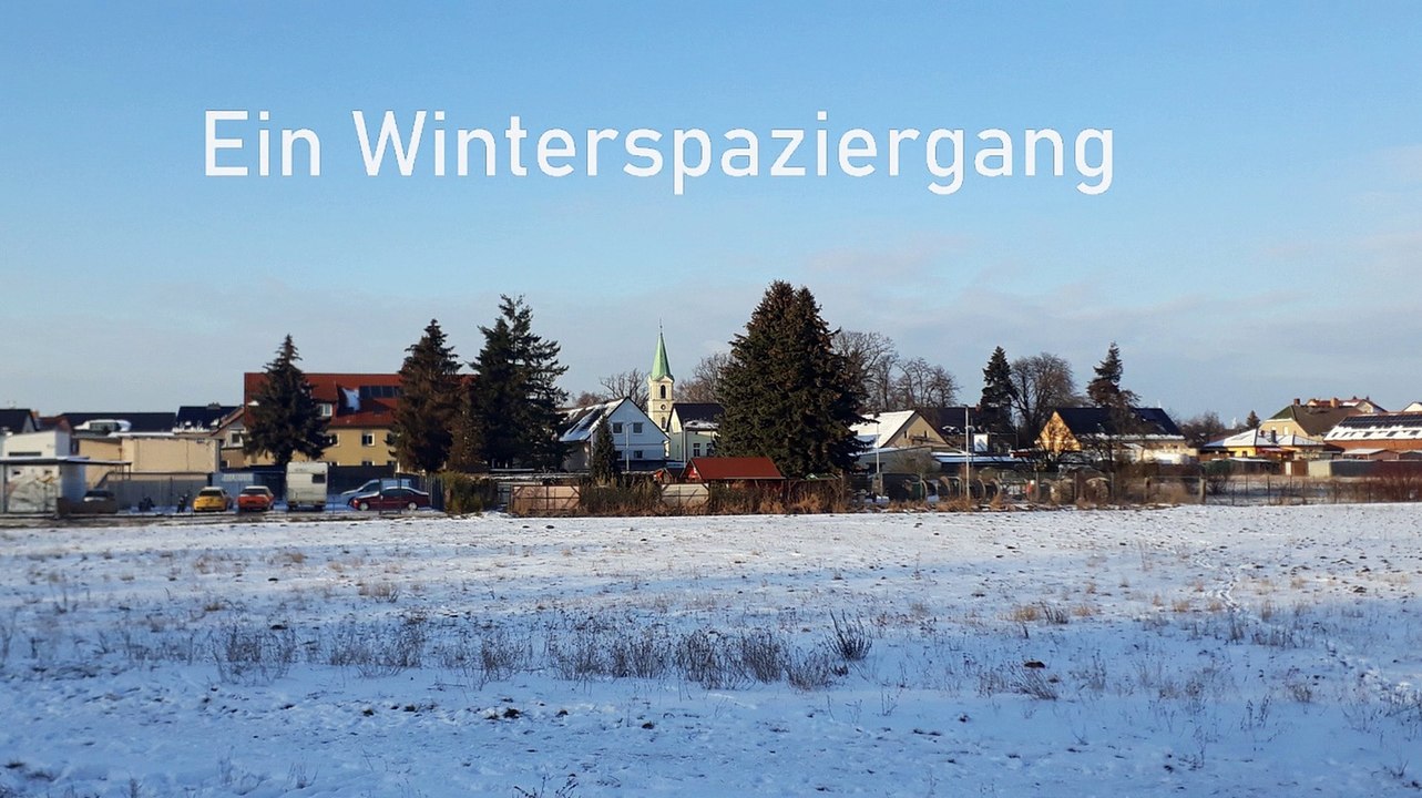 Ein winterspaziergang in der barnimer feldmark