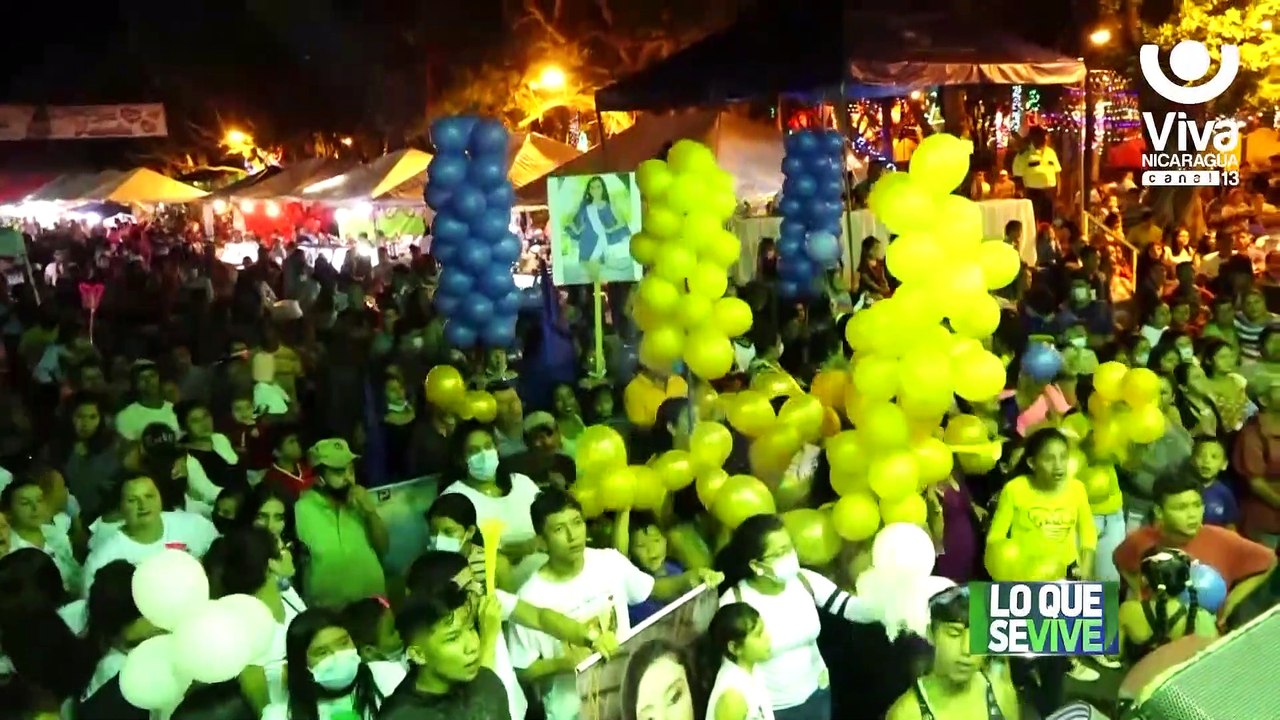 Miles celebran en la tradicional “fiesta de parque a parque” en Matagalpa