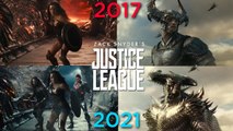 JUSTICE LEAGUE: Snyder Cut VS Whedon Cut Trailer Comparison (2021)