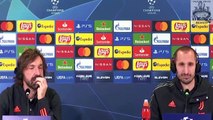 Intervista a Pirlo & Chiellini pre Porto Juventus Champions League 16/02/2021 a Chiellini 