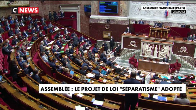 Assemblée : le projet de loi «séparatisme» adopté