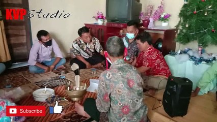 Pertunangan atau memanggul Adat dayak Kalimantan Tengah