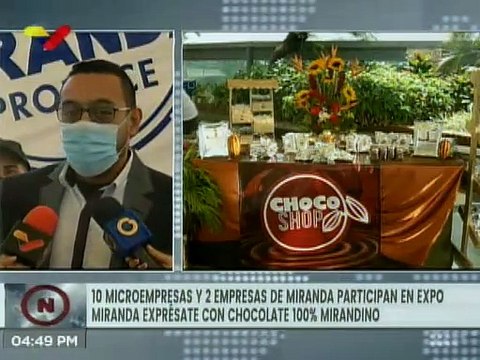Al menos 10 microempresas dicen presente en Expo Miranda Exprésate con Chocolate 100% mirandino