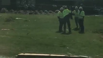 Debris scattered through coastal North Carolina town by EF-3tornado