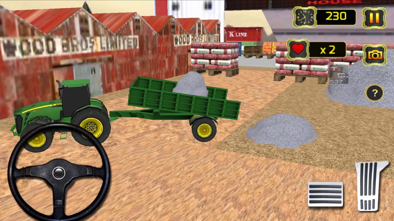 Tractor Remolque Cargando Cemento - Juego Android