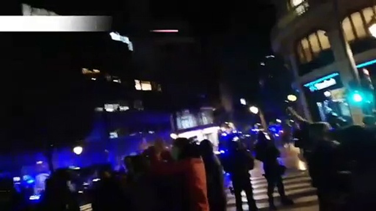 Fuertes altercados en las concentraciones en apoyo a Pablo Hasel