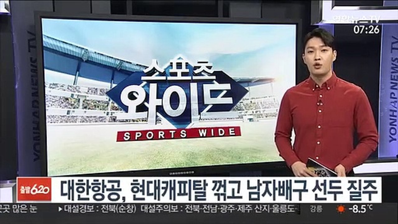 대한항공, 현대캐피탈 꺾고 남자배구 선두 질주