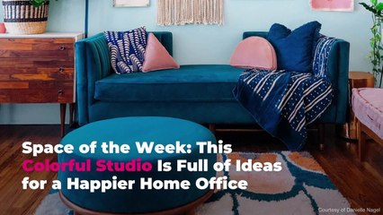 Space of the Week: This Colorful Studio Is Full of Ideas for a Happier Home Office