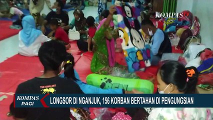 Longsor di Nganjuk, Ratusan Warga Masih Bertahan di Pengungsian