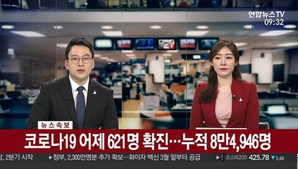 Tải video: [속보] 코로나19 어제 621명 확진…누적 8만4,946명