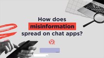 How does misinformation spread on chat apps?