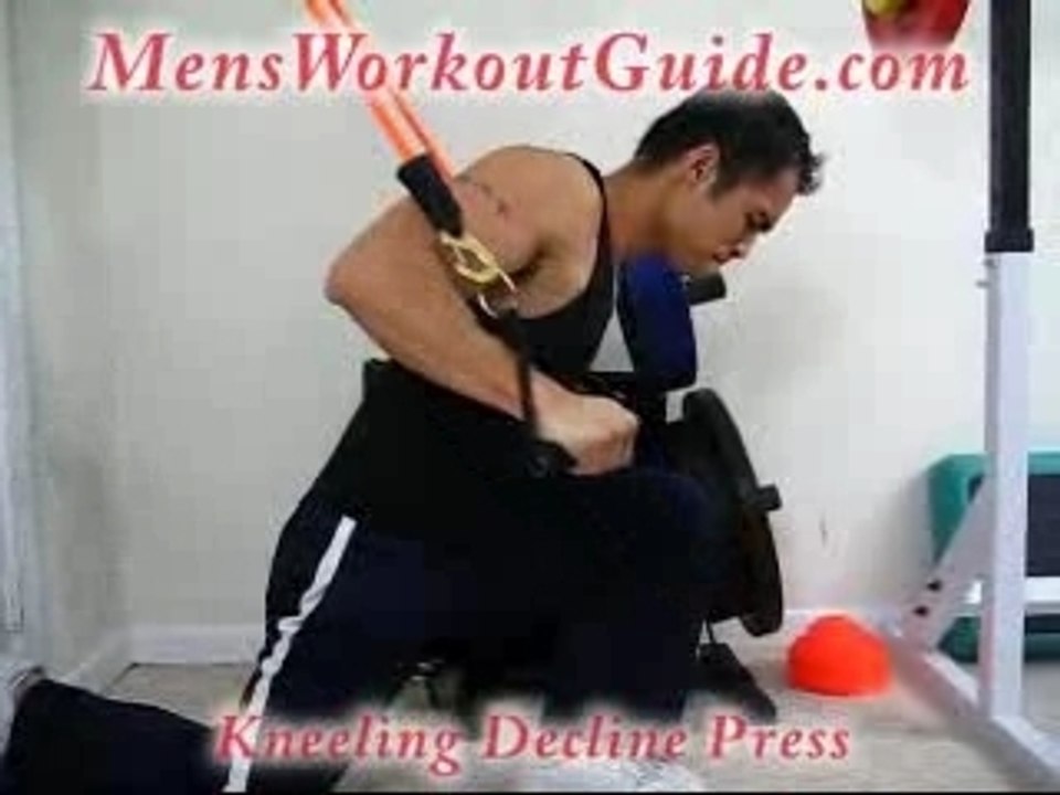 Exercise of the Day:  Kneeling Decline Press