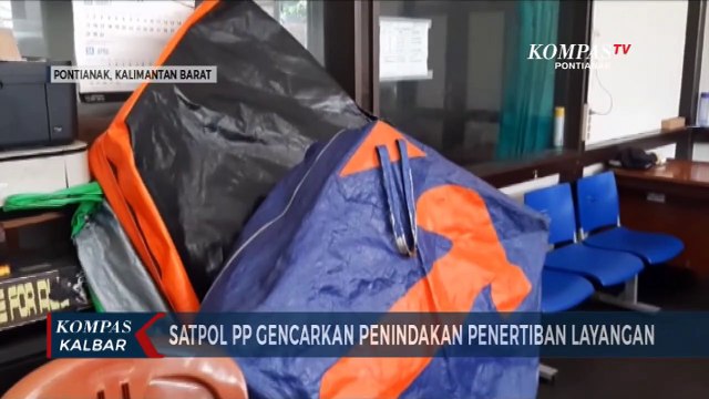 Satpol PP Pontianak Terus Merazia Pemain dan Penjual Layangan