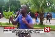Frontera Perú-Brasil: caravana de haitianos rompió cerco policial e ingresó al país
