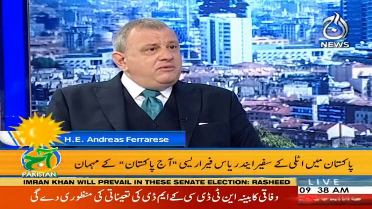 Aaj Pakistan with Sidra Iqbal | 17th Feb 2021 | Exclusive | Pak Italy Relation |  Aaj News | Part 3