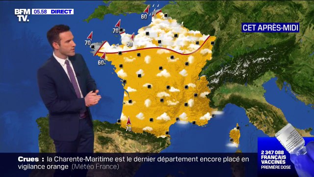 Un mercredi nuageux sur le nord du pays et ensoleillé partout ailleurs