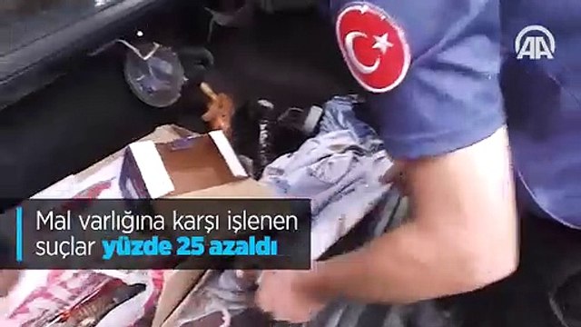 Mal varlığına karşı işlenen suçlar yüzde 25 azaldı